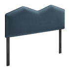 Modway - Cosette Performance Velvet Tête de lit King Size, Bleu Cadet-Velours de performance résistant aux taches