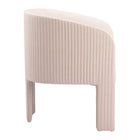 Zuo - Hull Fauteuil d’appoint - Beige-Garantie limitée de 3 ans