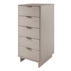 Manhattan Comfort - Granville commode haute et étroite moderne 23,62" - gris clair-Assemblage à domicile requis Tout le matériel inclus