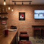 Frameworth - Nathan MacKinnon signature replica Hockey Canada 2026 - impression encadree - 16" x 20"-Photo d'action de haute qualite presentant MacKinnon dans les couleurs Hockey Canada avec signature replica. Cadre professionnel en bois composite noir avec verre veritable