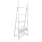 Kiera Grace – Étagère de sol Providence Miller, blanc mat, 5 tablettes-Capacité de mesure et de poids: l'étagère globale mesure 25 "L x 71" H et 15 "de profondeur. Une hauteur importante signifie que vous disposez de près de 6 pieds du magnifique présentoir, créant un espace de stockage maximal. Au total, l'étagère inclinée peut supporter jusqu'à 220 lb , soyez confiant en plaçant des articles avec un peu plus de poids sur chaque étagère murale