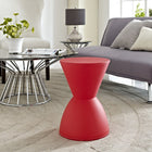 Modway - Haste Dos sans dos Tabouret - Rouge-Espace de rangement pratique