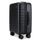 Travelite - Epicure 24 po Valise d'enregistrement rigide moyenne - Noir-Intérieur de luxe avec 5 poches : poche en filet, poche humide, poche privée, panneau de compression avec 2 poches doublées et sac à linge inclus.