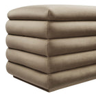 Modway - Mezzo Rembourré Performance Velvet Établi de rangement - Taupe-10