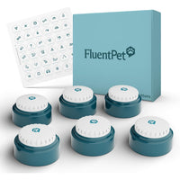 FluentPet - Boutons inscriptibles pour chiens et chats - paquet de 6-Conçu pour Superior Sound : Nos boutons de conversation FluentPet pour chiens et chats ont été repensés pour une communication plus claire