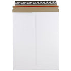 JAM Paper - Enveloppes d'expédition pour photos rigides autocollantes, 9 3/4 x 12 1/4 po, blanc, paq./10-Taille : 9 x 11,5 po