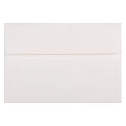 JAM Paper - Enveloppes d'invitation Strathmore A8 - 5,5 po x 8,125 po - Vélin blanc brillant - paquet de 50 (STTW761I)-Enveloppes en papier vélin blanc brillant