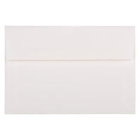 JAM Paper - Enveloppes d'invitation Strathmore A8 - 5,5 po x 8,125 po - Vélin blanc brillant - paquet de 50 (STTW761I)-Enveloppes en papier vélin blanc brillant