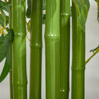 HOMCOM - Arbre de bambou artificiel 5,3 pi pour décoration intérieure - vert-Couleur : Vert 