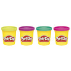 Play-Doh - Pâte à modeler - paquet de 4 pots - Assorti-Cadeaux Et Recharges Pour Enfants : Ce paquet de pâte à modeler Play-Doh est idéal pour les bas de Noël, les paniers de Pâques, les cadeaux d’anniversaire pour les enfants ou même pour recharger n’importe quel jouet Play-Doh (vendu séparément)