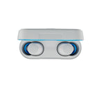 Skullcandy - Écouteurs boutons 100 % sans fil à isolation sonore Jib 2 - Gris/Bleu-Microphones intégrés à chaque écouteur