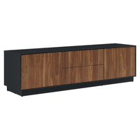 Modway - Holden 63 po Meuble TV, Noyer noir-MDF et panneau de particules