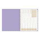Cambridge - Agenda scolaire hebdomadaire/mensuel WorkStyle Focus 2026-2027 - 11 po H x 8 1/2 po l - violet - bilingue-Un mois sur deux pages avec des blocs quotidiens ouverts et sections de notes hebdomadaires