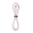 Basic Tech - Câble Lightning Tressé de 6 pi - Rose-Tressé pour plus de durabilité