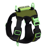 Healthy Harness - Harnais pour chien Supreme Sport - Vert - M-Conception anti-traction et anti-étranglement – ​​prévient les pressions néfastes sur le cou et la gorge de votre chien pour des promenades plus sûres et plus saines