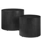 Modway - Amani Nidification ronde Tables basses Ensemble de 2 - Noir-7