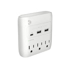 BlueDiamond - protecteur de surtension mural 3 prises + USB-C PD 20W + 2 × USB-A-Protection contre les surtensions supérieure: Protégez tous vos appareils contre les surtensions soudaines grâce à une protection de 540 joules