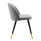 Modway - Cordial Chaises de salle à manger Ensemble de 2 - Gris clair-Capacité du poids de la chaise : 300 lbs.