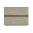 Manhattan Comfort - Ensemble de 2 tables de chevet modernes Evelyn 32" à 1 tiroir - Naturel-Assemblage à domicile requis Tout le matériel inclus