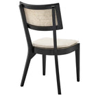 Modway - Caledonia Chaise à manger - Noir beige-Assemblée requise