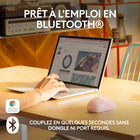 Logitech - M240 Silent Souris sans fil - Rose-Moins de bruit, plus de concentration : Souris muette avec un bruit de clic réduit de 90 % et la même sensation, sans bruit et distraction pour vous et les autres personnes autour de vous (1)