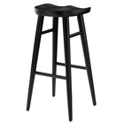 Modway - Saville Dos sans dos Tabourets de bar - Noir - Ensemble de 2-7