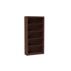 Manhattan Comfort - Bibliothèque Olinda 90,5 cm style mid-century modern - Noyer-Bibliothèque Mid-Century Modern pour salon et bureau