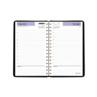 AT-A-GLANCE - Carnet de rendez-vous scolaire de bureau quotidien 2026-2027 - 8 po H x 4 7/8 po l - Couleurs assorties - bilingue-1 page par jour et horaire de rendez-vous de 7h00 à 17h00