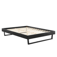Modway - Billie Bois Cadre complet de plate-forme, Noir-Cadre complet de plate-forme