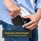 Handy Heater - Chauffe-mains électriques portables à chaleur instantanée - Lot de 2-Recharge sûre et facile: charge usb c pour des recharges rapides et une chaleur constante sans émissions nocives