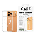 PanzerGlass - CARE Clear Urban Explorer MagSafe iPhone 17 Pro Max - Anneau blanc-Une protection phénoménale et l’étui le plus résistant jamais conçu, mince mais solide