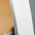 HOMCOM - Miroir pleine longueur - 18,9 po l x 57,9 po H - blanc-Matériau : MDF, miroir en verre 