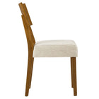 Modway - Pax Bois Fauteuils d’accompagnement à manger Ensemble de 2 - Tissage à bruyère gland beige clair-7