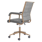 Zuo - Auction Chaise de bureau - Gris-7