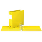 Davis Group Super économie, Reliure à anneaux ronds 3 po, paquet de 6 – Jaune-2 po