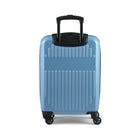 Reebok - Valise de cabine à coque rigide 21.50po Airball - Bleu Perle-Système d’extension à fermeture éclair offrant 20 % d’espace de rangement supplémentaire
