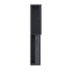 Ceha - Casier NH Series batterie de 1, 2 niveaux avec aérations avant à trous, gris graphite-Idéal pour les gymnases, les écoles, les environnements industriels et les vestiaires du personnel