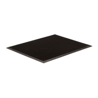 Edgewood Tapis Gritstop Fingermat™ grattoir extérieur ultra résistant - 36" x 60" - noir et intégrée bordure-Intégrée bordures biseautées