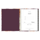 Blueline - Agenda Mensuel - 9 1/4 po H x 7 1/4 po l - Motif Floral - Anglais-Comprend des calendriers de référence