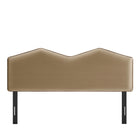 Modway - Cosette Performance Velvet Tête de lit pleine grandeur, Taupe-Assemblée requise