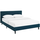 Modway - Linnea Lit plein, Azure-Base en contreplaqué polyester rembourré