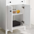 Modway - Nantucket 24" Armoire de toilette de salle de bain (lavabo non inclus) - Blanc-Assemblée requise