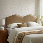 Modway - Cosette Performance Velvet Tête de lit pleine grandeur, Taupe-Ajustable