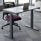 Motionwise - Bureau de la série M2 48 po de largeur, Motionwise - Bureau électrique assis-debout avec double moteurs et tiroir coulissant - Gris Rustique-Conforme aux certifications TAA & BIFMA : Conçu pour répondre aux normes gouvernementales et industrielles, idéal pour les bureaux gouvernementaux, startups et entreprises corporatives.