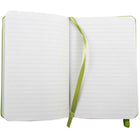 JAM Paper - Grand carnet à couverture rigide avec élastique - 100 feuilles lignées - 5 7/8" x 8 1/2" - Pomme verte-Taille : Grand (5 7/8 x 8 1/2 pouces) | Se glisse facilement dans les sacs, sacs à dos et porte-documents.