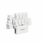 Emporia - Vue 3 Moniteur d'énergie domestique triphasé intelligent avec 8 capteurs de niveau de circuit 50A-Prêt pour systèmes électriques triphasés et inclut un capteur supplémentaire 200A conçu pour installations commerciales légères triphasées quatre fils jusqu à 415Y 240VAC et moins de 600A, compatible avec systèmes utilisant une connexion neutre et non compatible avec systèmes triphasés trois fils delta sans neutre donc aucun capteur supplémentaire n est requis