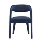 Modway - Pinnacle Performance Velvet Chaise à manger Ensemble de 2 - Bleu Minuit-9