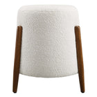 Modway - Riven Rembourré Tissu Boucle Ottoman - Nuage-Tissu boucle Tissu Rembourrage