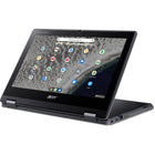 Acer - Ordinateur portable à écran tactile 11,6po R753T-C0BW + 3 mois Google AI Pro,Celeron N4500,64Go Emmc SSD,8Go RAM,ChromeOS-Connectivité complète - Laissez les expériences maladroites de vidéoconférence et d’apprentissage à distance dans le passé. Grâce à la technologie Wi-Fi 6 (802.11ax) avancée d’Intel, vous pouvez maintenant profiter d’une expérience sans fil plus fluide avec des vitesses jusqu’à 3 fois plus rapides que le Wi-Fi 5 (802.11ac) standard