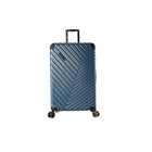 Lucas - Ensemble de 3 valises rigides extensibles et résistantes avec roulettes multidirectionnelles - Bleu-Intérieur entièrement doublé
